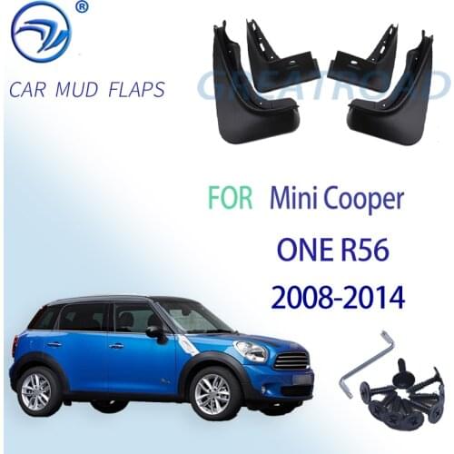 Front Rear Mud Flap Flaps For Mini Cooper Clubman R55 2008 - 2014 Mudflaps Splash Guard 2009 2010 2011 2012 2013 Fender