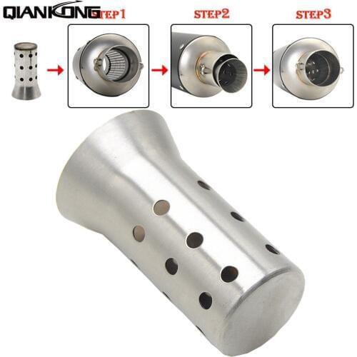 For Honda Hornet CB919 CB1000R CB900 CB1300 Motor Exhaust Pipe And Muffler Assembly For XC F DR DRZ RM RMX REMZ 85 125 250