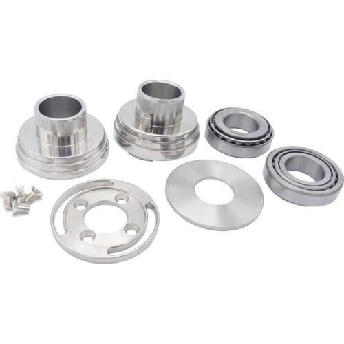 Chrome Neck Cups Set Bearings Internal Fork Stop Kit For Harley Models & Chopper 1936-2019