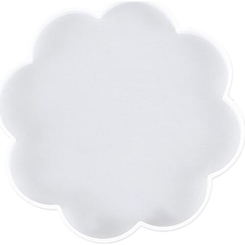 LX9E Flower Tray Molds DIY Resin Coaster Molds Large Small Silicone Resin Tray Molds