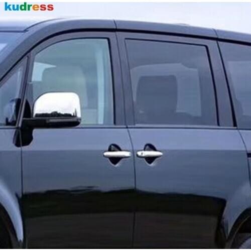 For Mitsubishi Delica 2020 2021 New Chrome Car Door Handle Cover Trim Sticker Car Accessories Frame styling