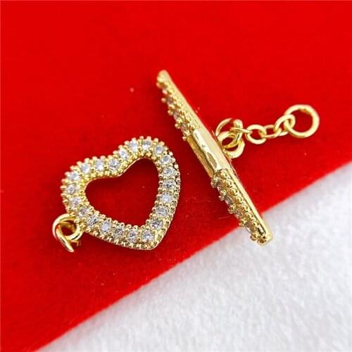 Wholesale DIY Natural Stones Beads Jewelry Making Accessories Silver/Gold/Rose Gold Metal Connector Clasps Findings