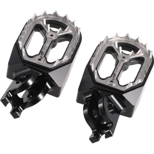 Aluminum Alloy Cross-Country Motorcycle Racing Pedal Fork Without Boss Pedal Pedal Pedal Foot Pin Motorcycle Accessories for Kaw