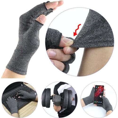 1 Pairs Compression Gloves and Ache Pain Joint Relief Winter Warm Arthritis Gloves Touch Screen Gloves Anti Arthritis Therapy
