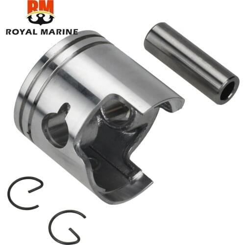 Piston Kit For Tohatsu Nissan Outboard 9.8HP 8HP 50MM 2T 3B2-00001 Piston Kit - STD Outboard Engine MERCURY 6HP 3B2-00001-0