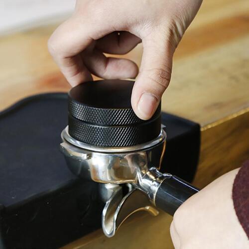 Stainless Steel Coffee Distributor Leveler Tool Kitchen Macaron Coffee Tamper Coffee Bean Press Tool Coffee Powder Hammer