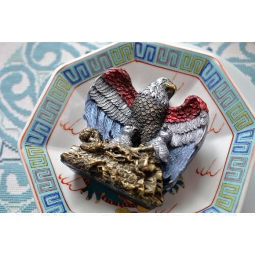 Silicone Mold Bald Eagle Soap Highly Detailed Handmade DIY Soap Mould Good Molds Aroma Stone Moulds Silicone Rubber PRZY 001