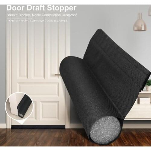 Door Draft Stopper Window Breeze Blocker Noise Cancellation Dustproof 37 Inches Home Accessory