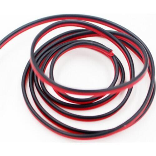 1meter Red + 1metre Black Silicone Cable 18AWG 20AWG 22AWG 24AWG 26AWG Heatproof Soft Silicone Silica wire