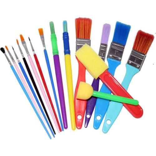 15 Artist Watercolor Painting Brushes Brush Oil Acrylic Watercolor Paint Brushes Set Nylon Hair Painting Brush Art Supplies