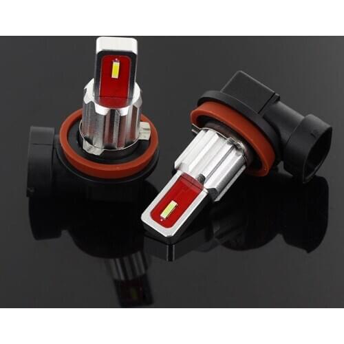 2Pcs H8 H11 L 12V 24V 6000K White 3000K 8000K Ice Blue Car Driving Running Light Auto Led Bulb For BMW X3 04+ X5 03+ E53