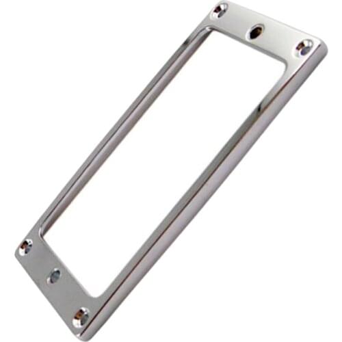 2pcs Metal Electric Guitar Pickup Ring Flat Base Mounting Inside Frame 4x4mm