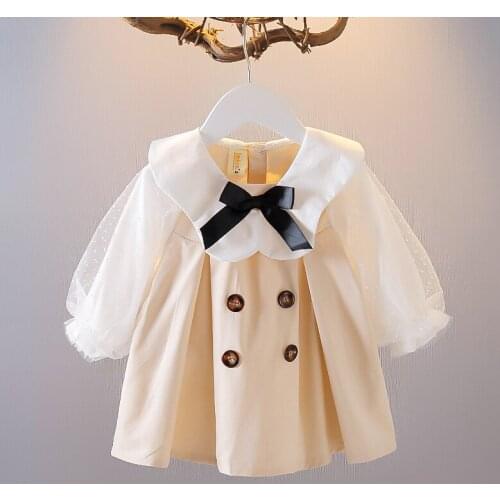 2021 Newborn Baby Girls Clothes Casual Long Sleeve Dress for Baby Girl Clothing 1st Birthday Princess Party Dresses Vestidos