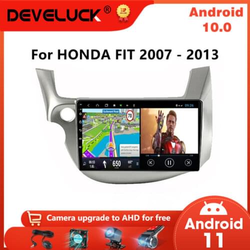 Android 10 2 din Car Radio For HONDA FIT JAZZ 2007-2013 Multimedia Video Player Navigation GPS 4G Net Carplay RDS Car Stereo DVD