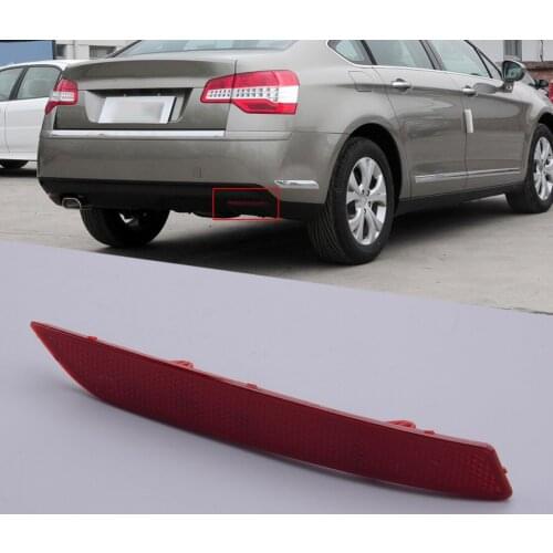 Car Rear Bumper Right Reflector Tail Light Lamp Red Fit For Citroen C5 2008 2009 2010 2011 2012 2013 2014 2015