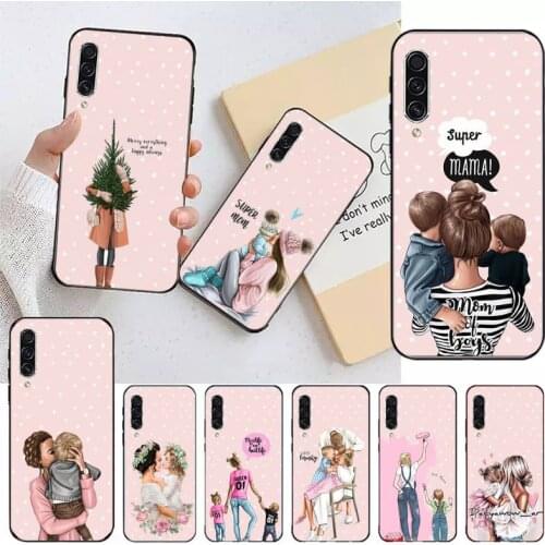 Girl Queen Mom baby pink Phone Case For Samsung A40 A31 A50 A51 A71 A20E A20S S8 S9 S10 S20 Plus note 20 ultra