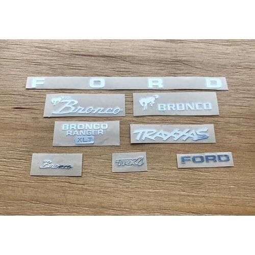 D1RC 1/10 RC Crawler Solid Logo for TRX4 DEFENDER Forrd