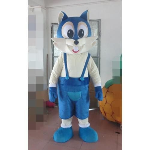 Deluxe Blue Fox Mascot Costume for adult Animal Mascot Costume hALLOWEEN EVENT