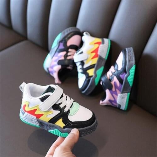 Childrens sports shoes 2021 spring and autumn fashion casual shoes boys and girls board shoes baby childrens shoes