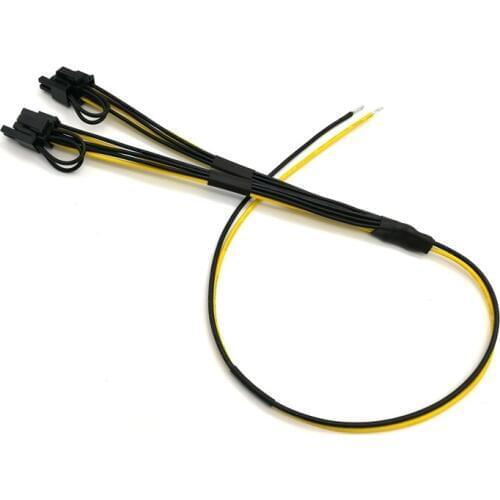 Dual PCIe PCI-E 8Pin (6+2Pin) Power Cable for Graphic Video Card