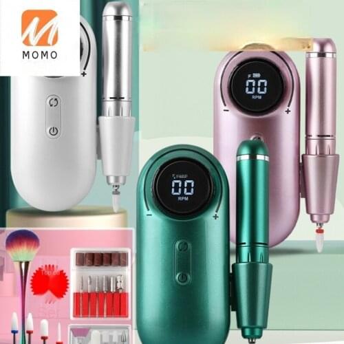 Electric Nail Polisher for Nail Beauty Shop Japanese-Style Nail Polish Remover Portable Small Rechargeable Ceramic Drill Machine