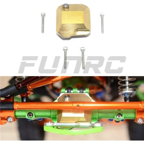 GPM AXIAL 1/10 SCX10 II 90046 90047 BUGGY Climbing car Metal copper Front and rear gearbox universal cover