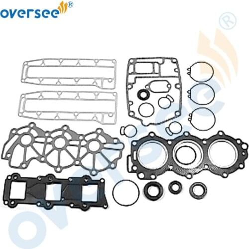 6J8-W0001-00 Outboard Gasket Set Kit Replaces FOR YAMAHA MARINE 25HP-30HP 3CYL 6J8-W0001-03