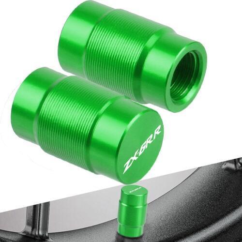 For kawasaki ZX6R ZX636R ZX6RR 1995 1996 1997 1998 1999 2000 2001 2002 2003 2004-2018 2019 2020 CNC Wheel Tire Valve caps cover