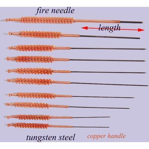 Medical fire needle tungsten steel acupuncture needle non-disposable Chinese medical acupuncture tools 10pcs/pack