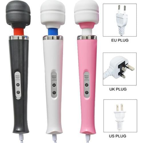 Powerful Body Massage Magic AV Wand Massager Vibrator Waterproof Dildo Vibrator For Women G Spot Clitoris Stimulator Sex Toys