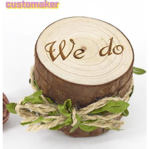 We do original wedding ring box gift box Wedding Wood Favor Creative solid wooden holiday supplies Arts and crafts