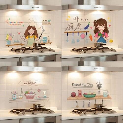 Wonderlife 60cmX90cm anti-oil sticker kitchen stove high temperature resistant flame retardant waterproof ceramic tile paste