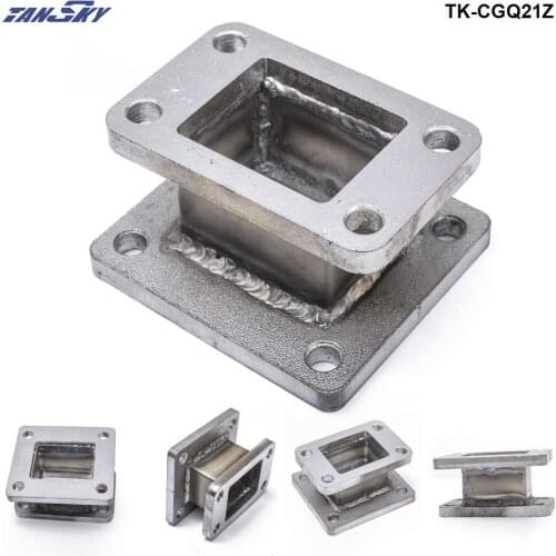 Cast Iron T3 to T4 Turbo Charger Turbo Manifold Flange Adapter Conversion TK-CGQ21Z