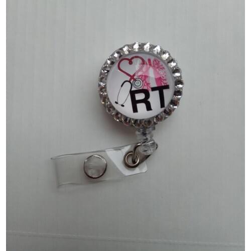 Respiratory Therapist RT Badge Holder Reel; ; Lung Nurse 10PCS/LOT
