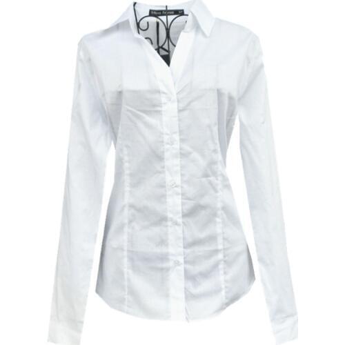 Long Sleeves Shirt Girl Shirts Embroidery With Short sleeves Lapel Leisure Schoolgirl College Style Womens Shirt white Leisure