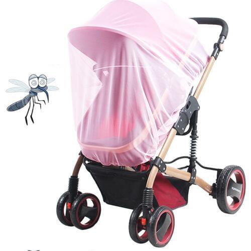 Baby Stroller Pushchair Mosquito Insect Net Newborn Infant Stroller Netting Crib Cart Mosquito Net Strollers Accessories