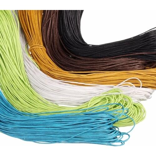 90meter/lot Diameter 1mm Cotton Waxed Cord Thread Bracelet Necklace Findings Beading Cord String For Diy Jewelry Marking