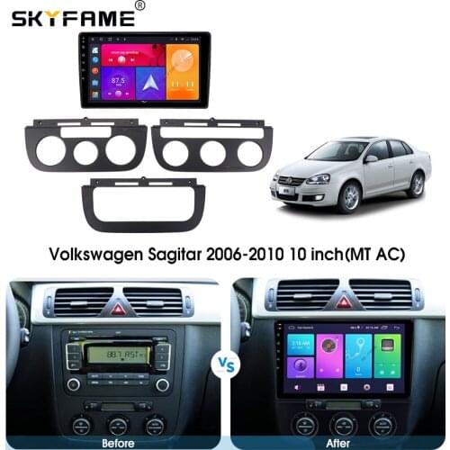SKYFAME Android Car Navigation Radio Multimedia Player For Volkswagen Sagitar 2006-2010 Android Auto stereo GPS system