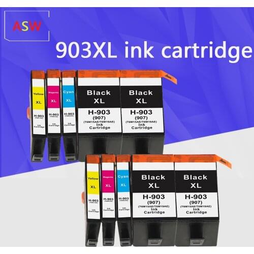 ASW Compatible Ink Cartridge for HP 903 903XL 907 For HP OfficeJet Pro 6950/6960/6961/6970/6971 All-in-One Printer