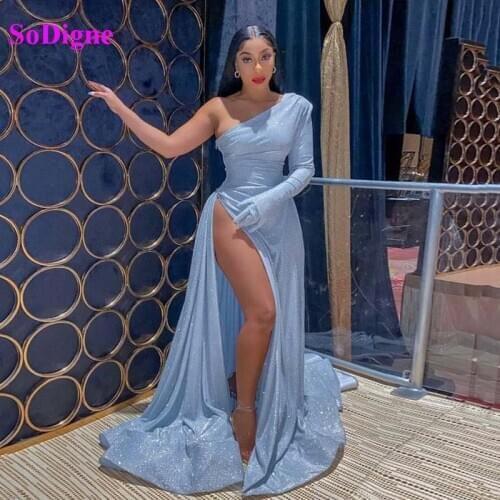 SoDigne Womens One Shoulder Evening Dresses