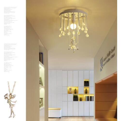 Modern crystal ceiling light simple atmosphere for bedroom living room dining room balcony