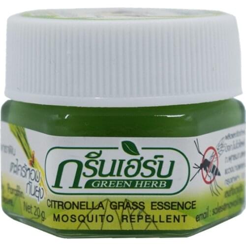 Thailand Green Herbal Ointment Anti-Itching-Cream Cool Oil Cold Headache Dizziness Sunburn Muscle Rub Aches Pain Relief Cream10g