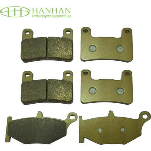 High quality Wholesale and retail Front Back Brake Pads Fit SUZUKI GSXR1000 2007-2008 GSXR750 2006-2010