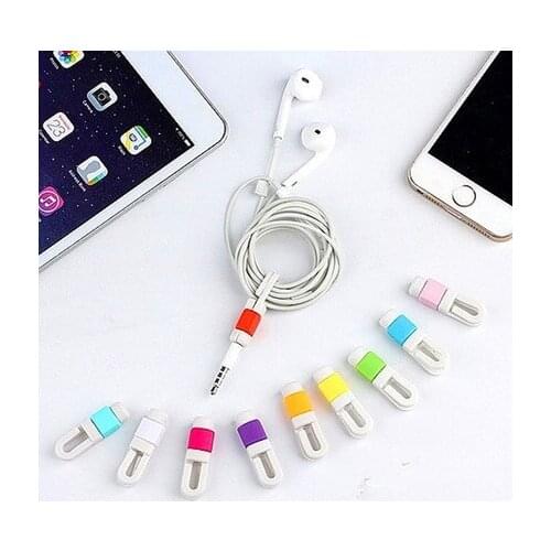 Phone Cable Saver Protector For iphone Huawei Samsung Cover Case Earphone Cable Cord Winder Accessories