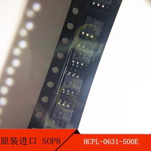 5PCS HCPL-0631-500e SOP8 prints 0631 high-speed optical coupling imported products