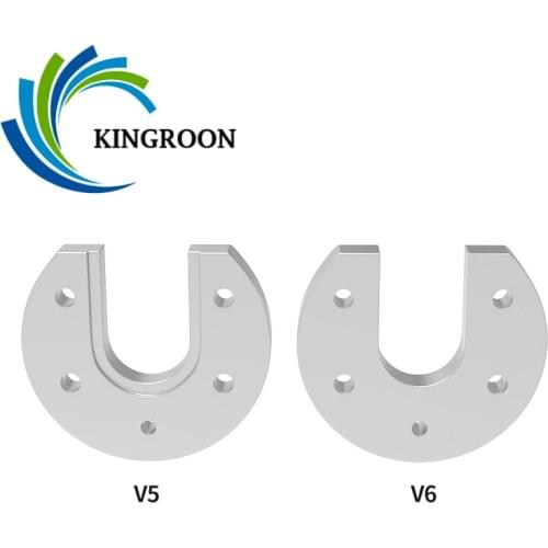 Kossel E3D V5 V6 Aluminum Block Mount Plate U-shaped Block Hotend J-head Hot End 3D Printer Parts Aluminium U Shaped Bracket