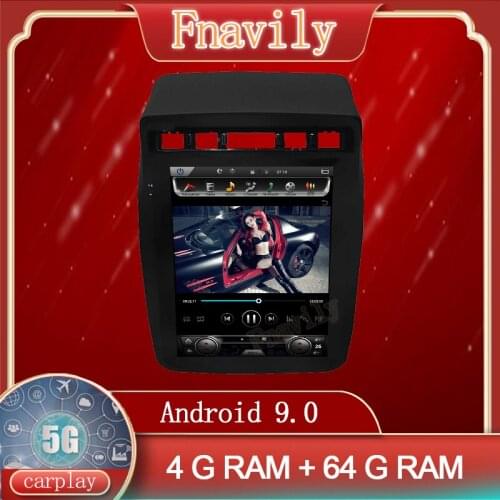 Fnavily Android 9 Car Radio For VW Volkswagen Touareg Player Multimedia System Stereo GPS Autoradio Navigation Vertical Screen