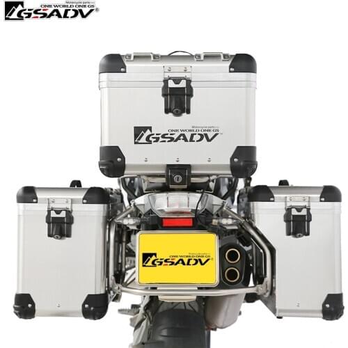 For BMW R1200GS ADV Top Case Tail Box Suitcase Aluminum Panniers Modification Storage Case Motorcycle Trunk