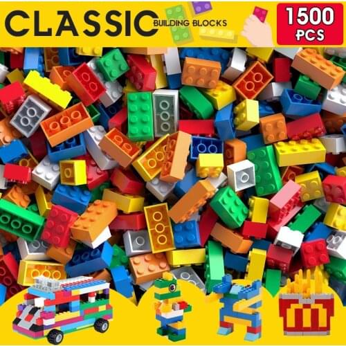 Building Blocks City Creative DIY Bricks Bulk Model Kids Assemble Toys Compatible All Brand Small Size