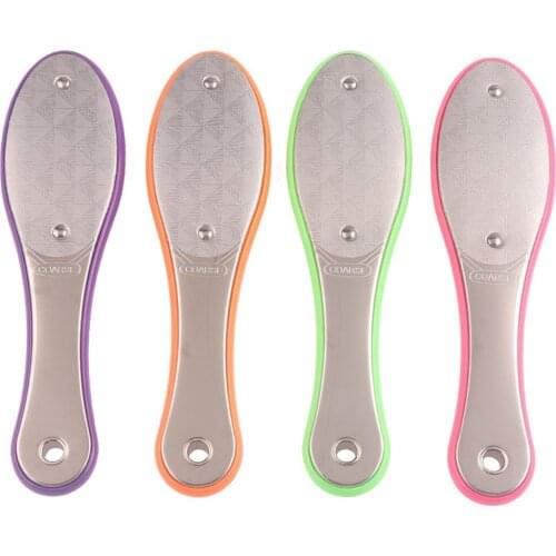 Double-sided Stainless Steel Foot Rasp Sharpener Pedicure Tool Foot File Callus Dead Skin Remover Pedicure Tools